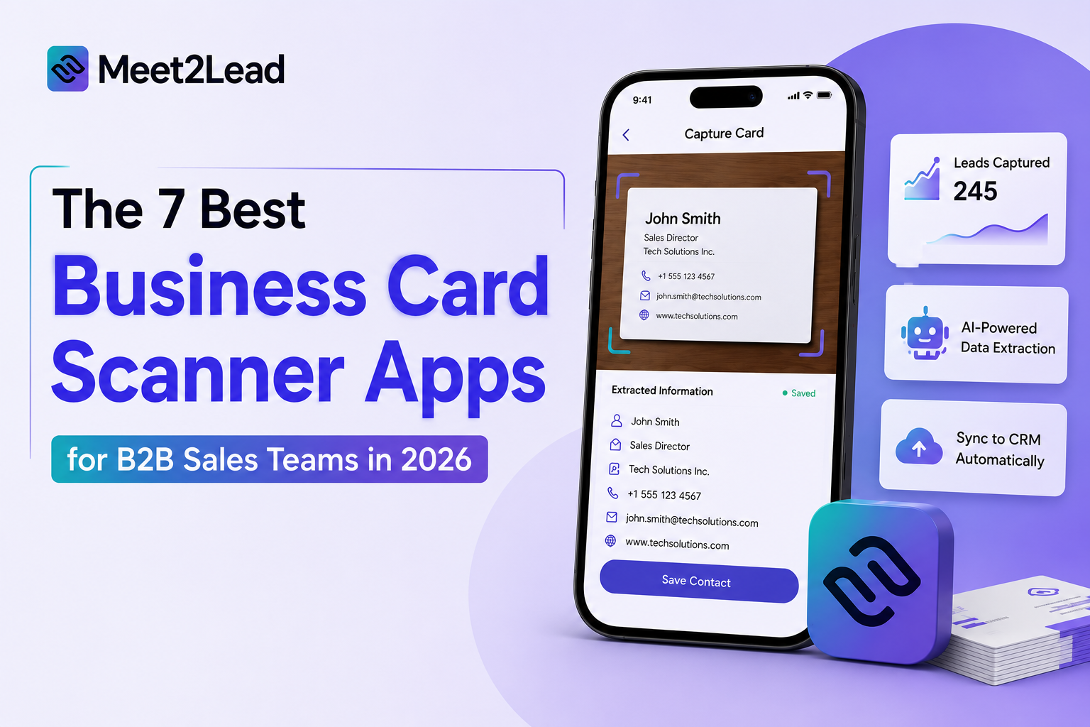 The 7 Best Business Card Scanner Apps for B2B Sales Teams in 2026